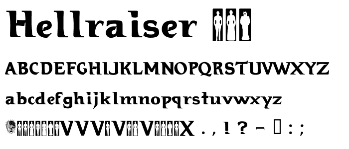 Hellraiser3 font